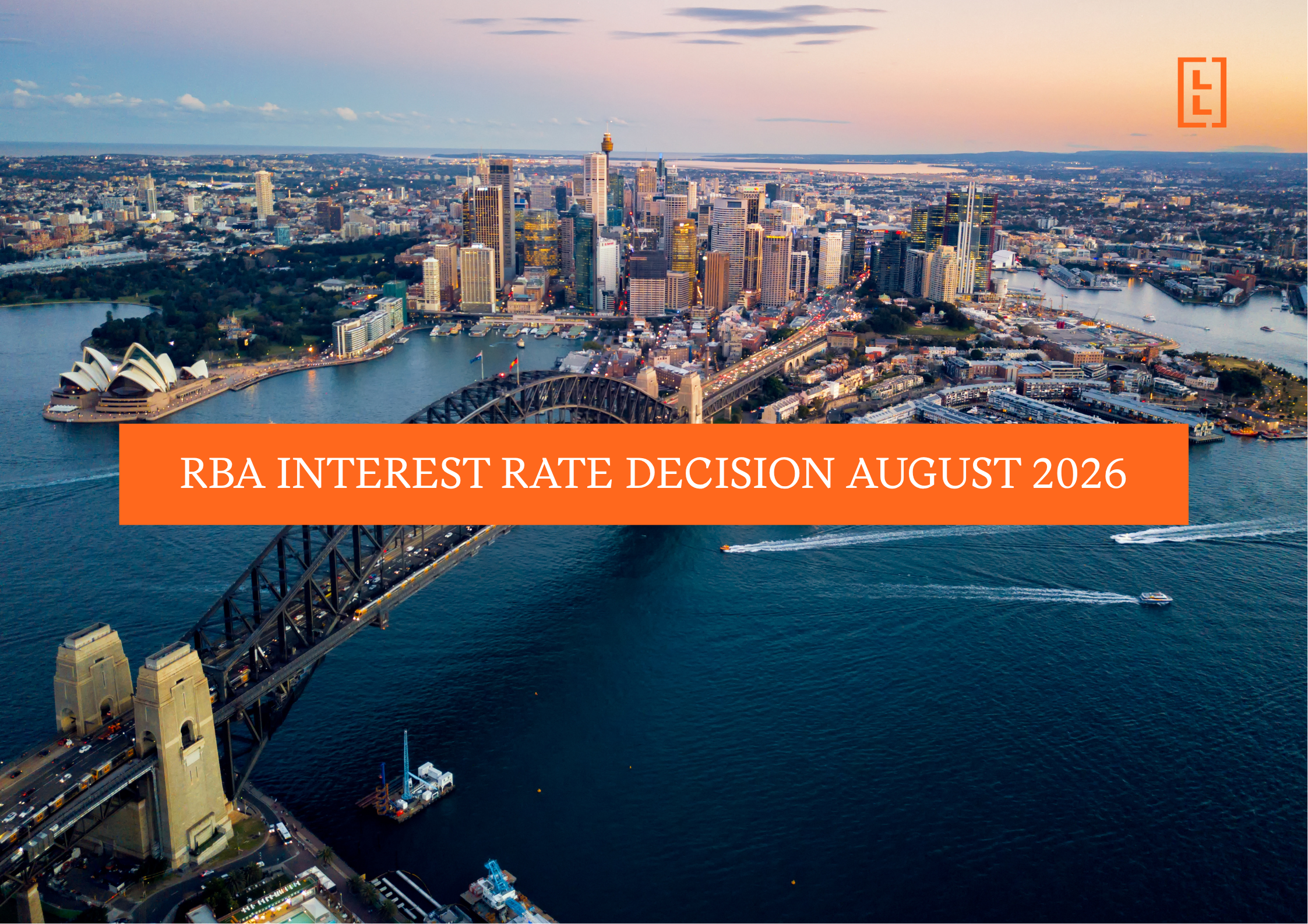 RBA interest rate decision August 2026
